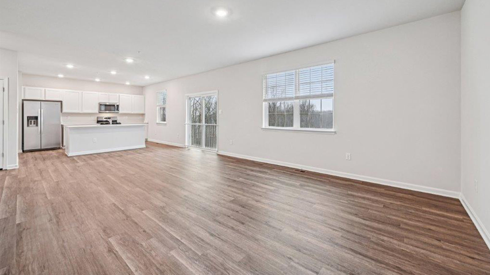 open concept living room