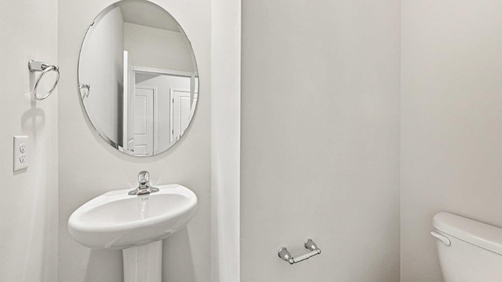 powder room on first floor