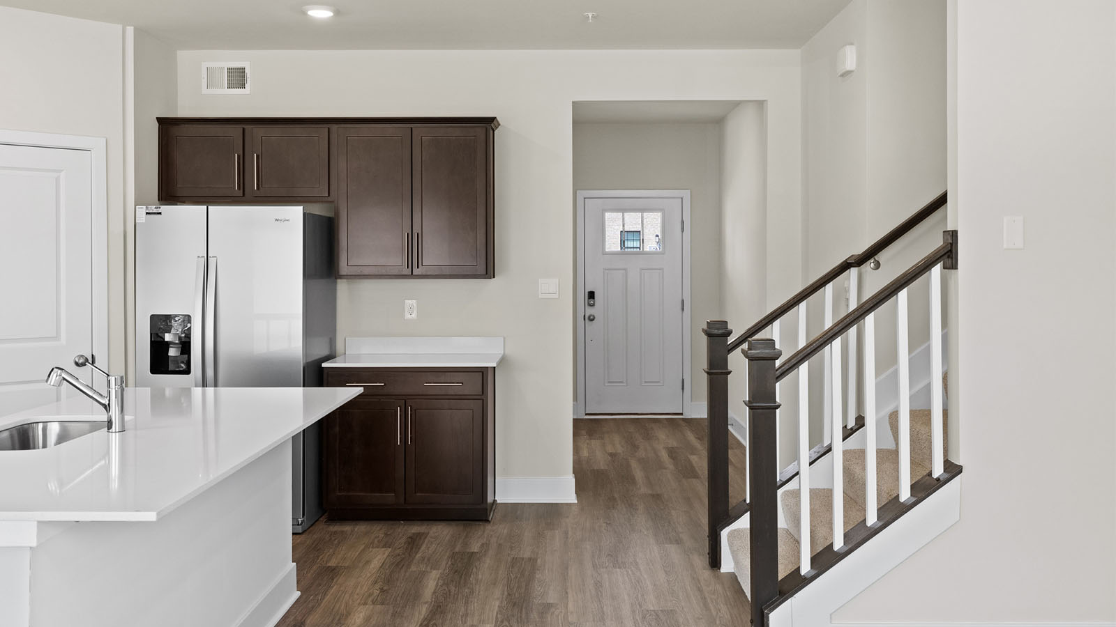 entrance with flex space
