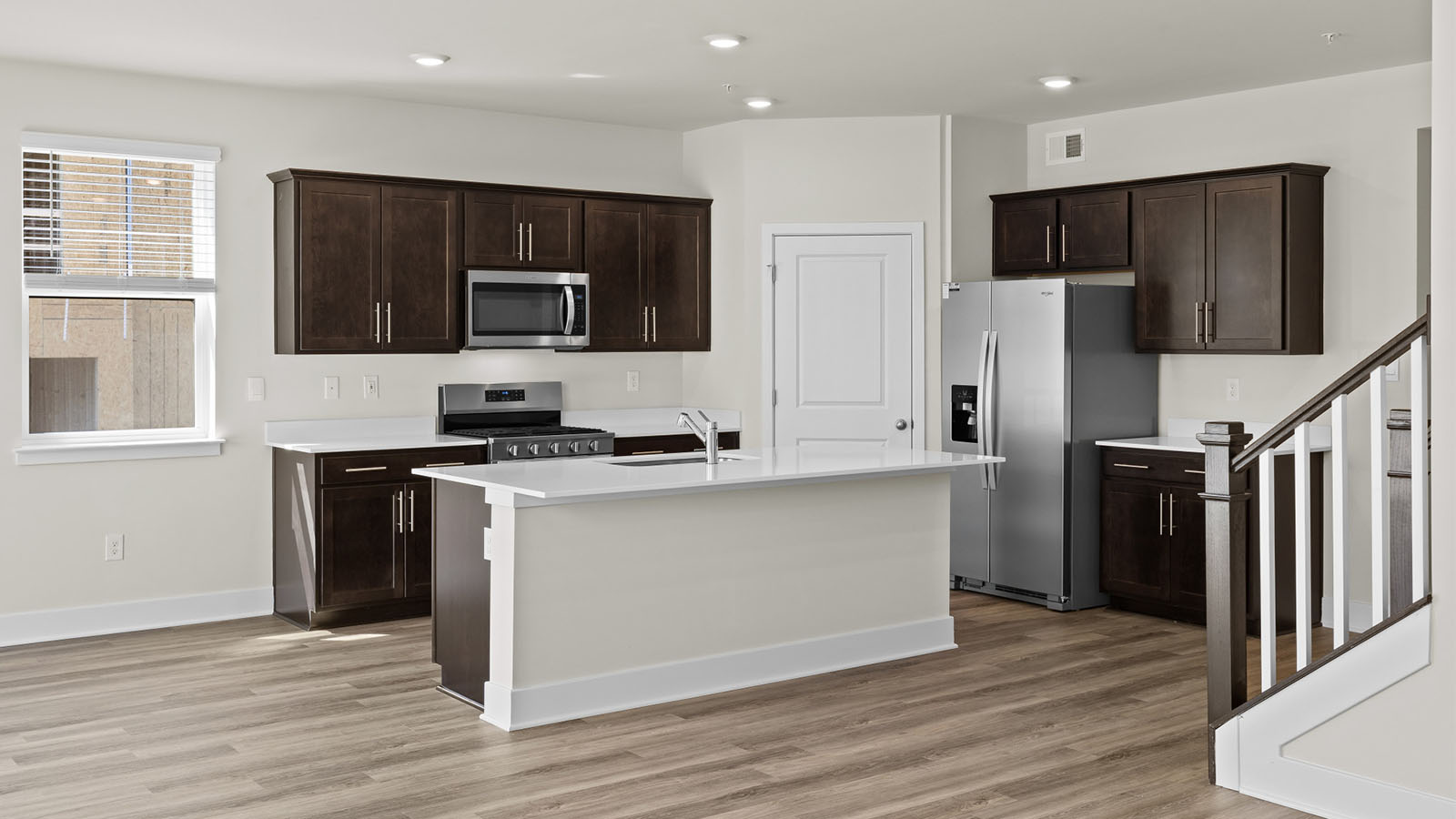 kitchen with island