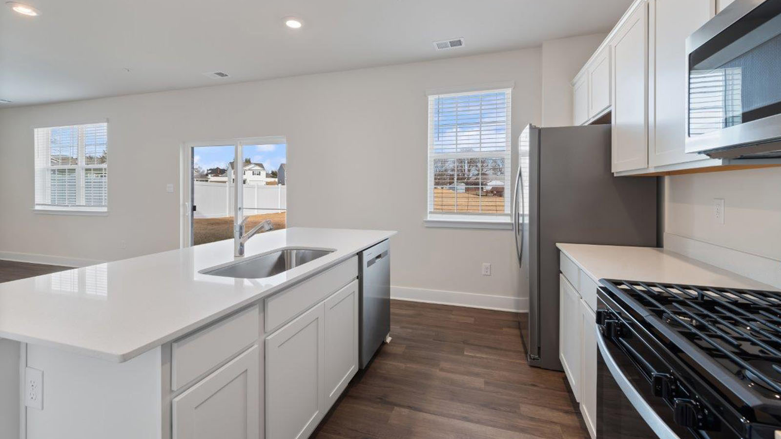 kitchen with stainless steel appliances