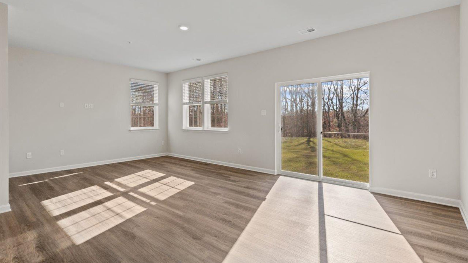 natural light streaming into living area