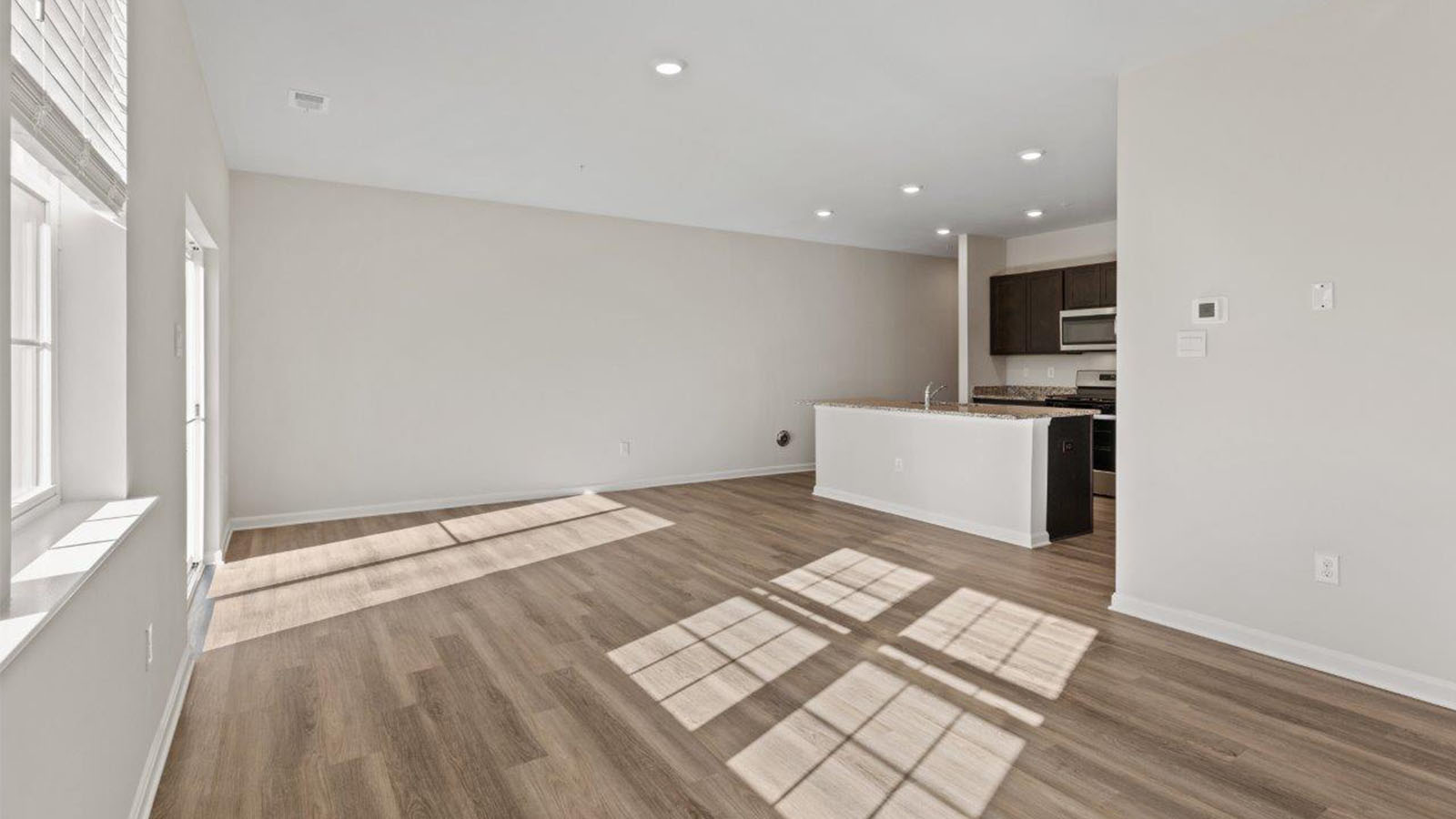 open concept living room