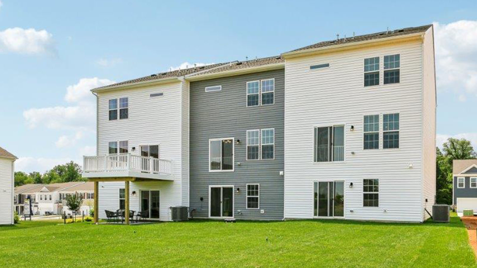 rear of home