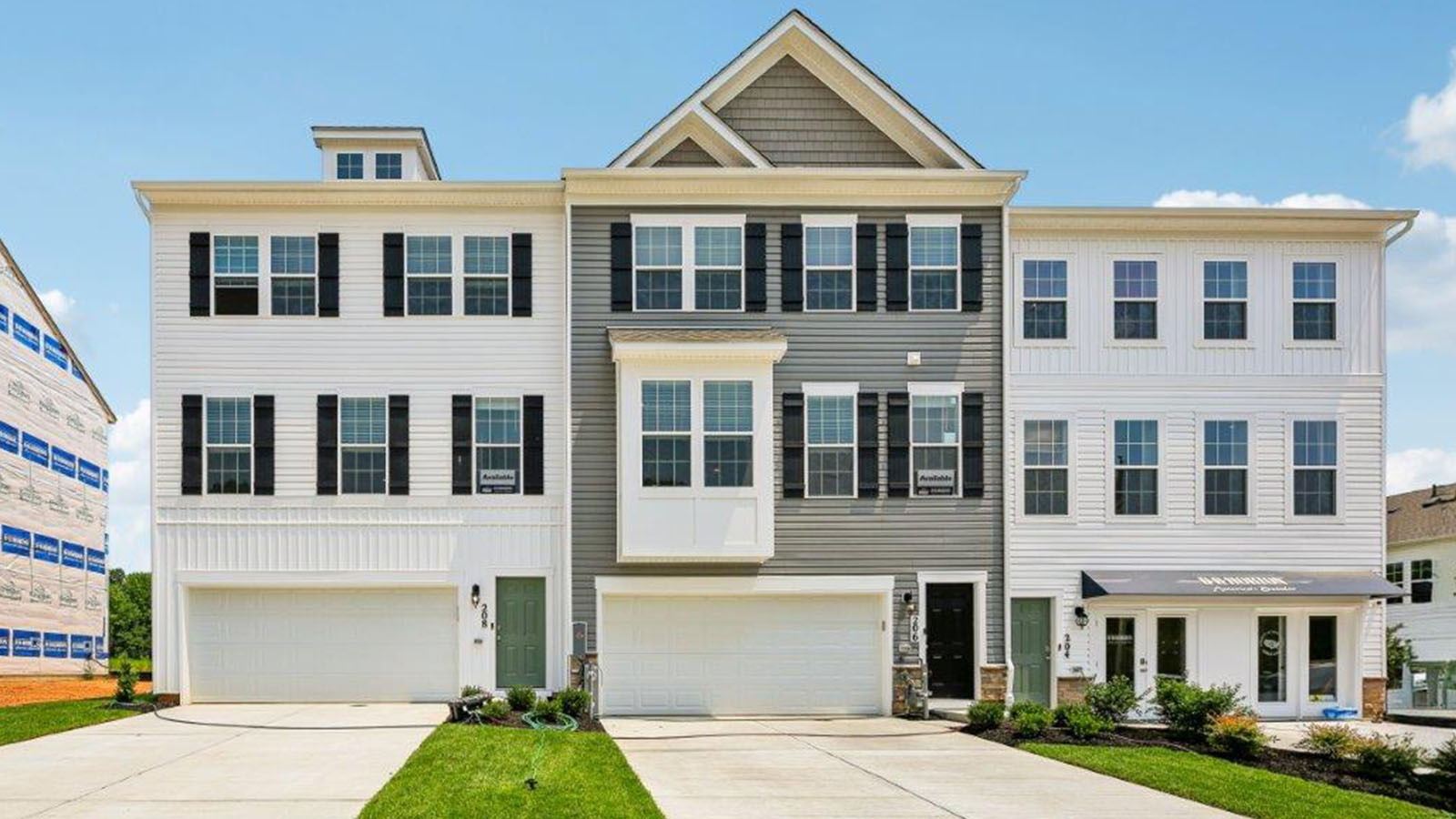 three story townhome