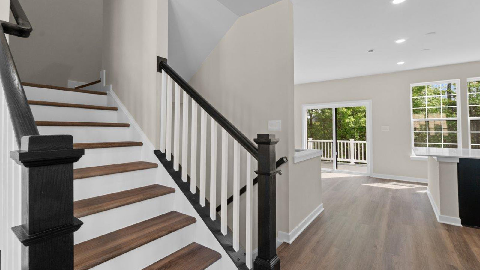 hardwood staircase