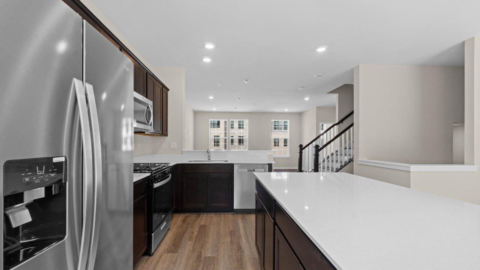 kitchen with stainless steel appliances