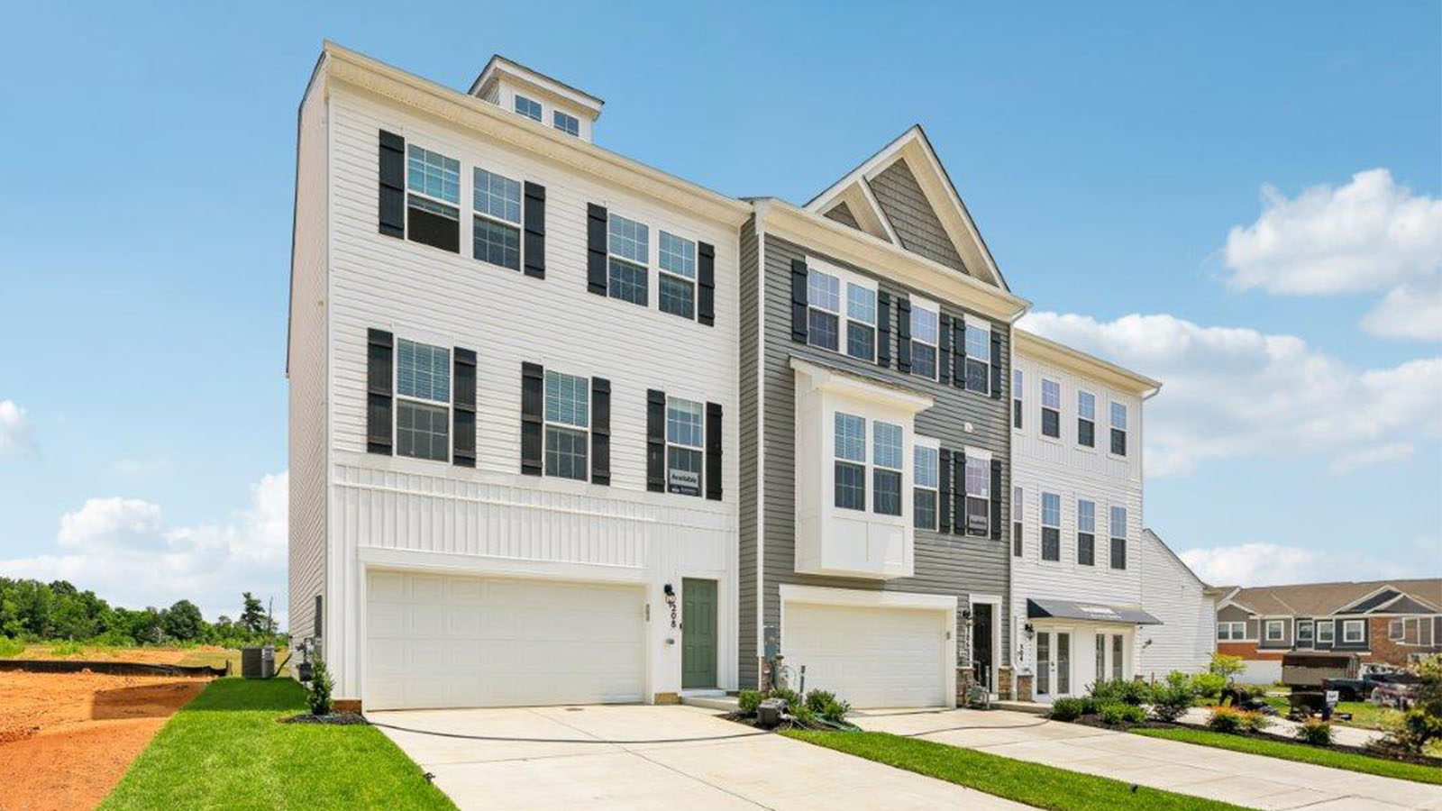 three story townhome