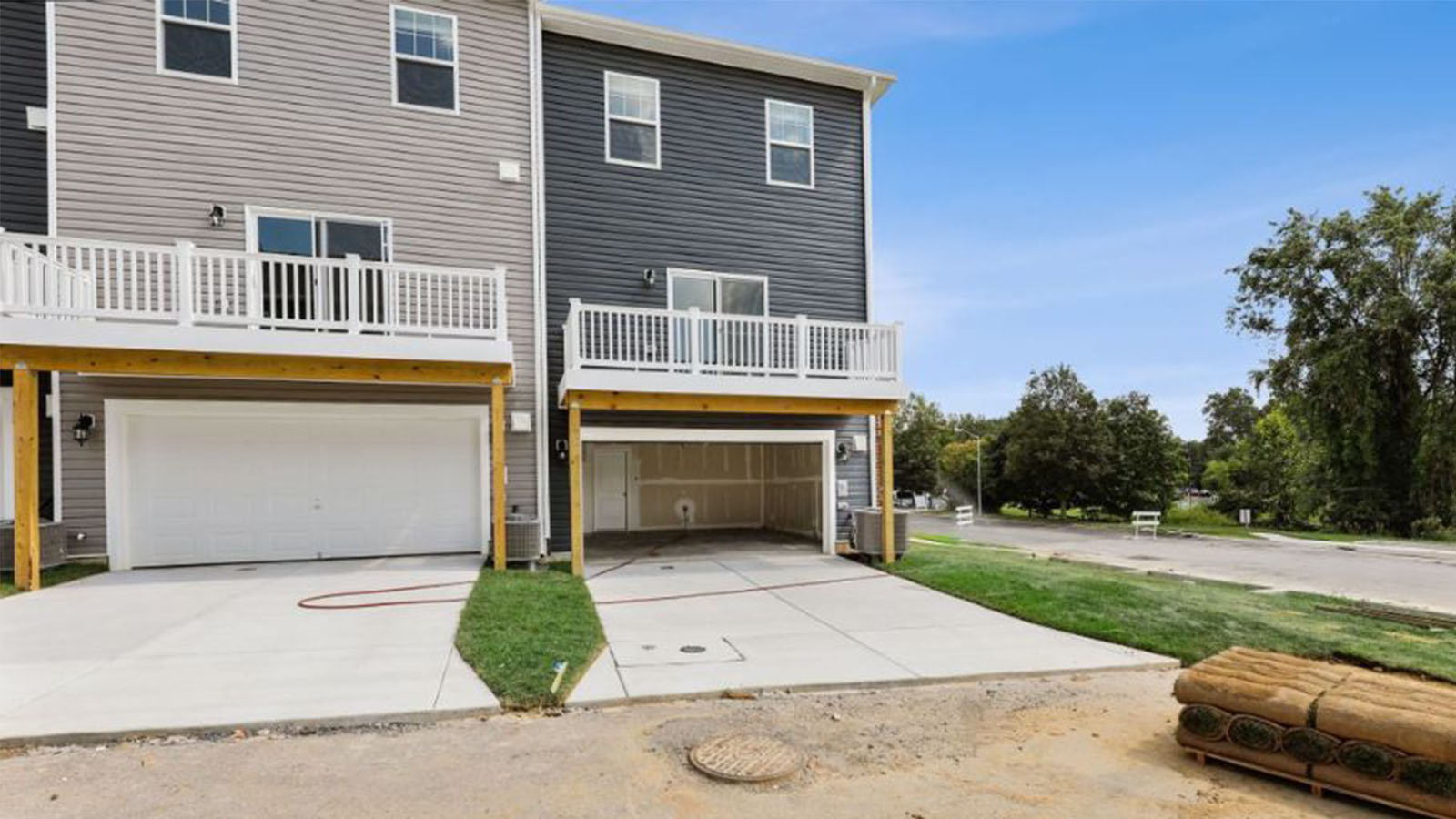 rear of townhome