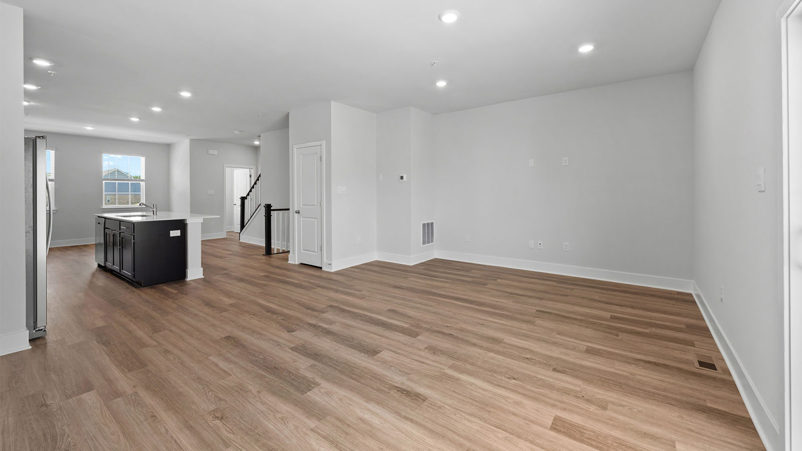 open concept living room