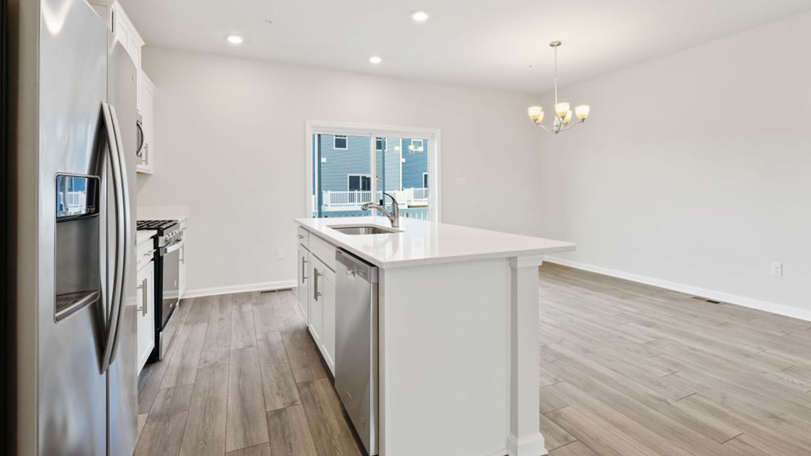 kitchen with island