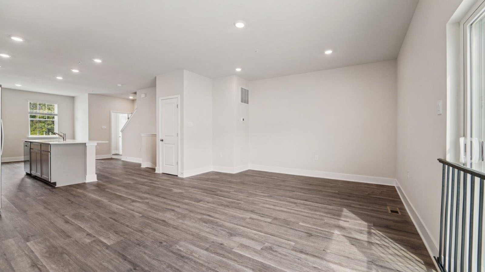 open concept living room