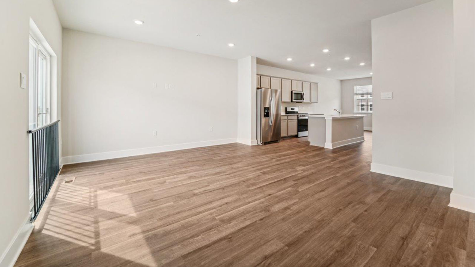 open concept living room