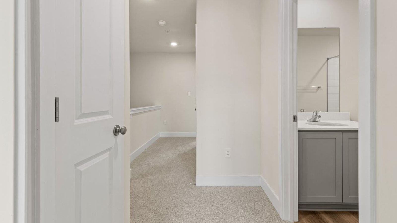 upstairs hallway