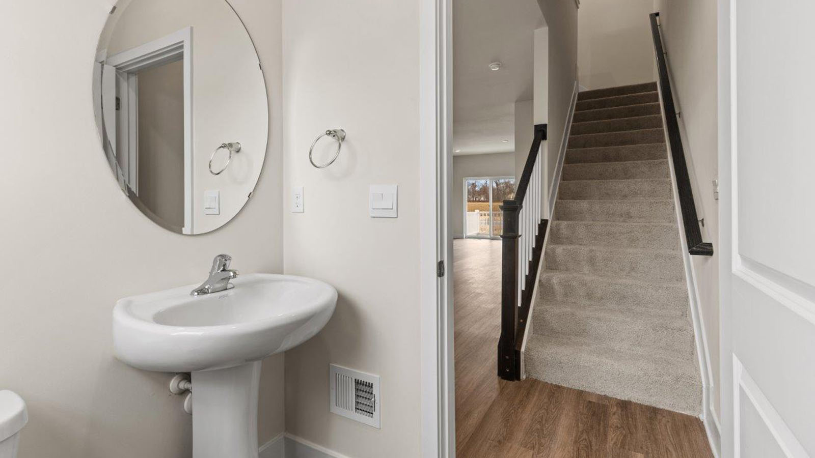 half bath on main level