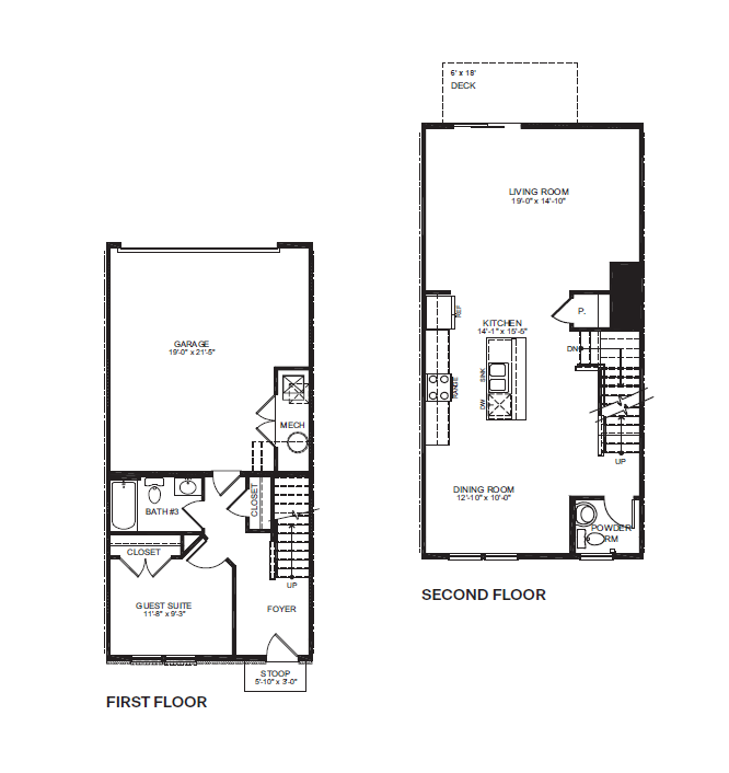 lower level and main level