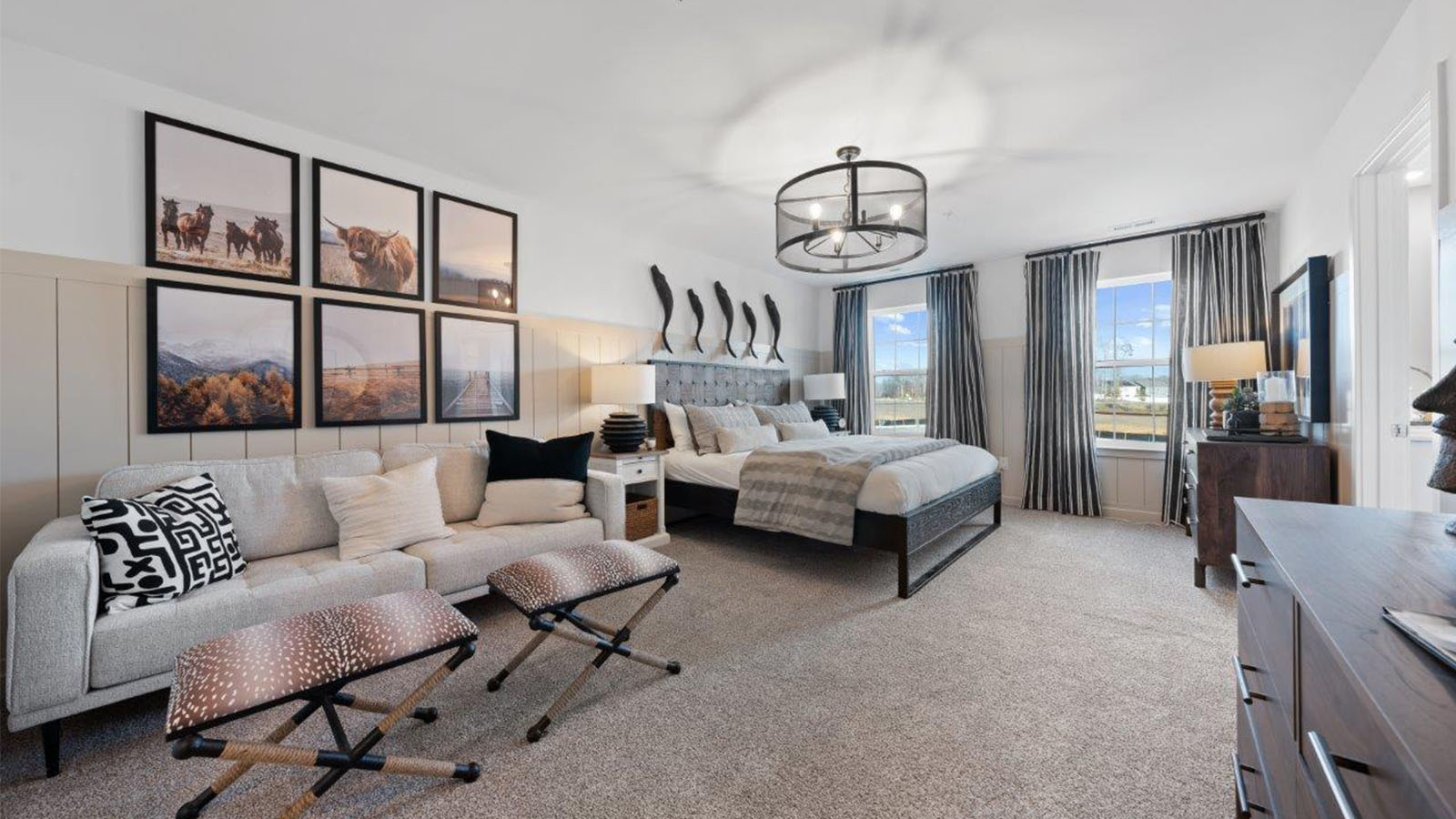 master bedroom with sitting area