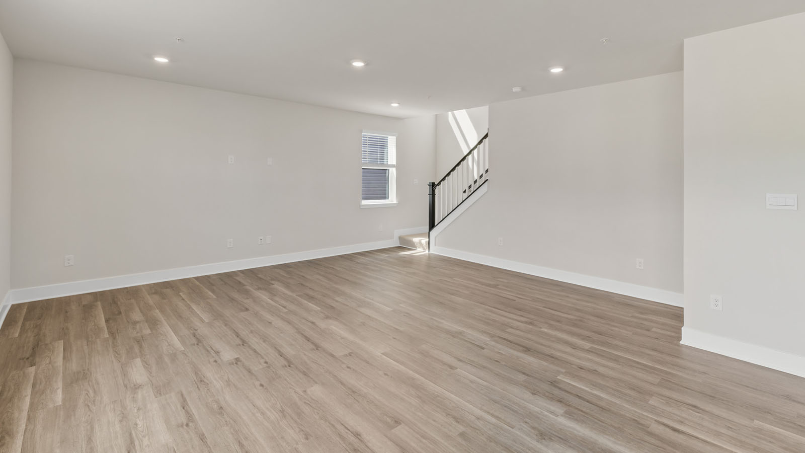 open concept living room