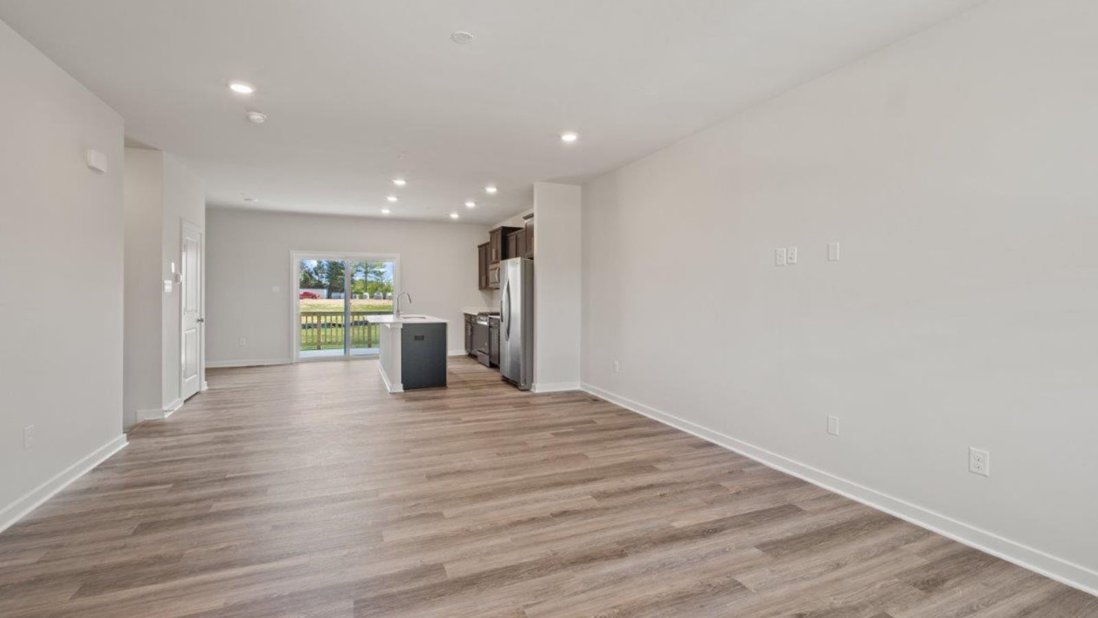 open concept living room