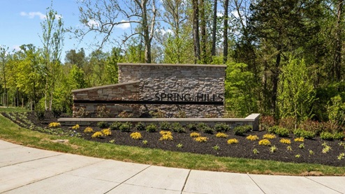 Spring Hills Entrance Monument