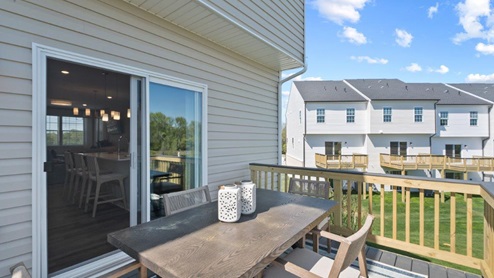 Spring Hills Lafayette Townhome Exterior Deck