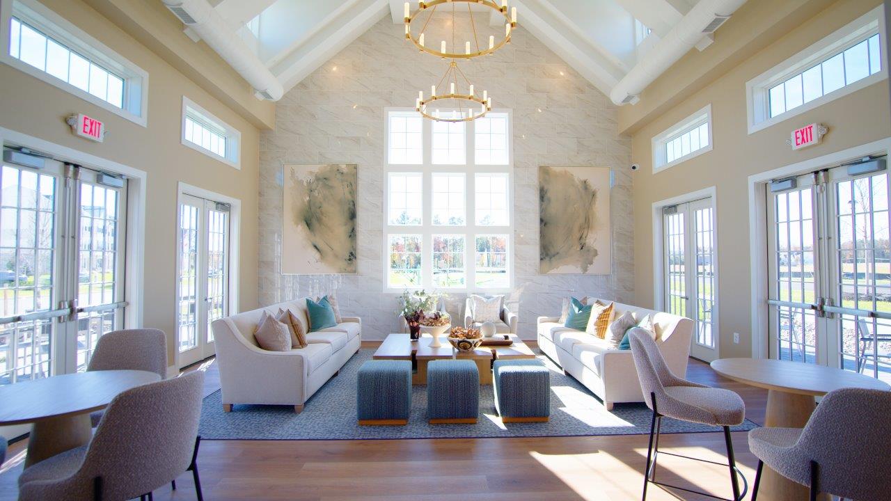 clubhouse entertaining space