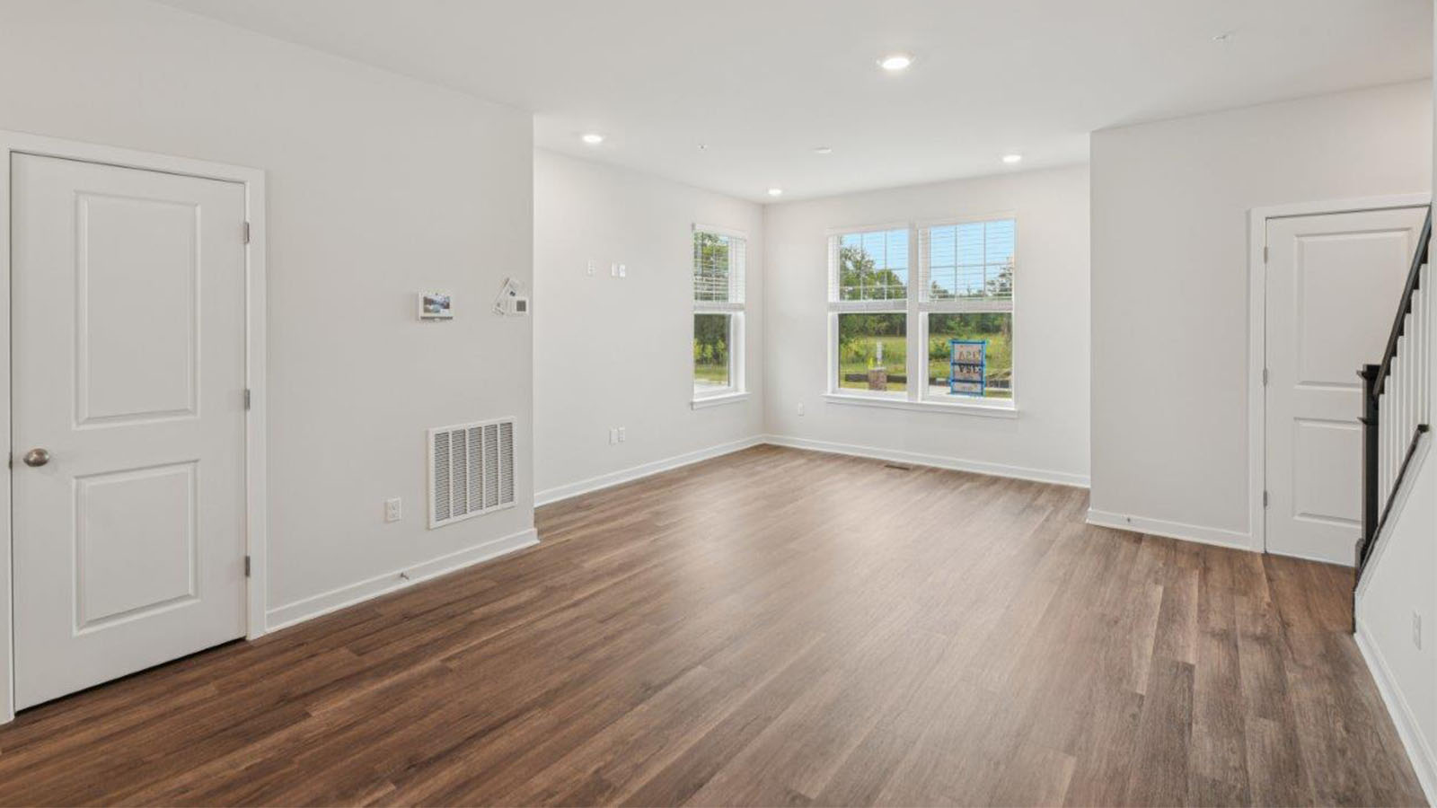 open concept living room