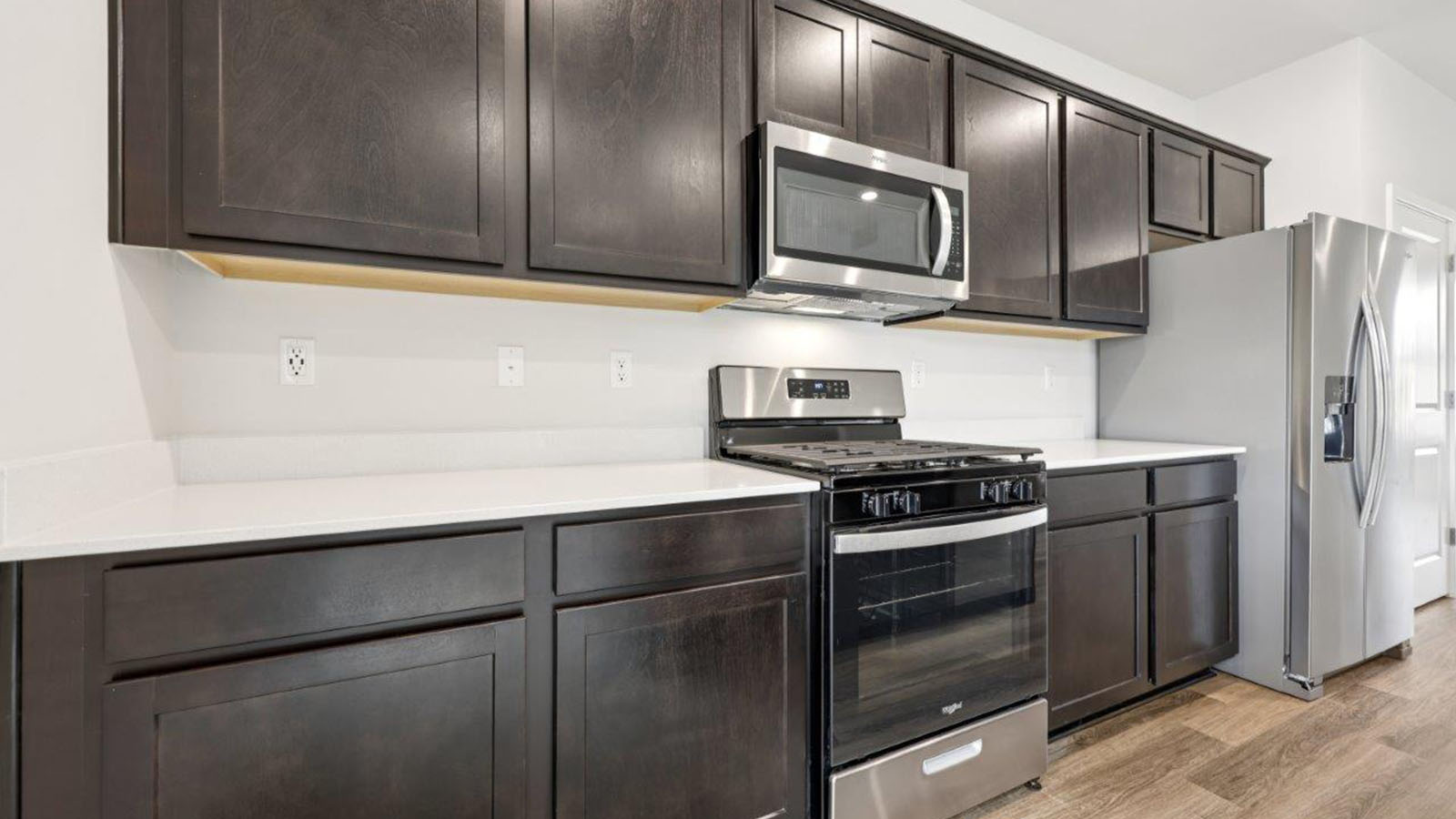 espresso kitchen cabinetry