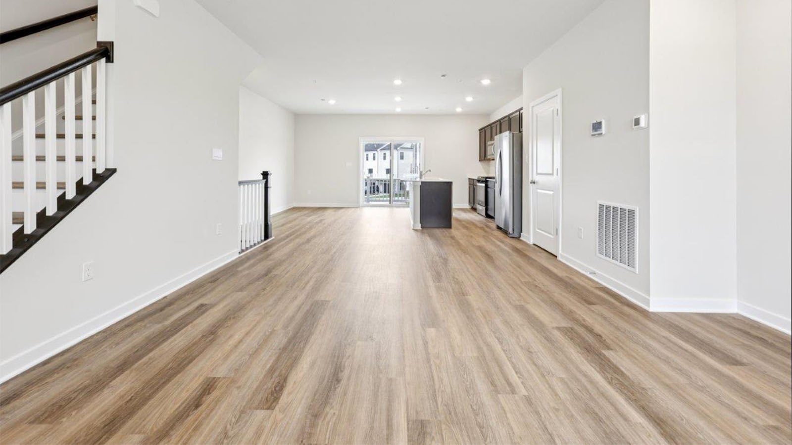 open concept living room