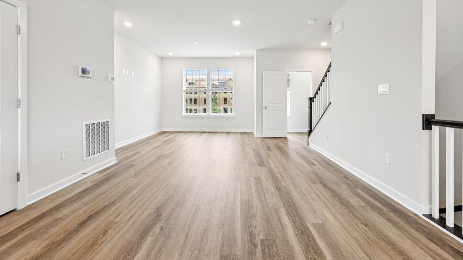 open concept living room