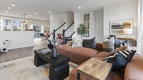 main level open concept family room
