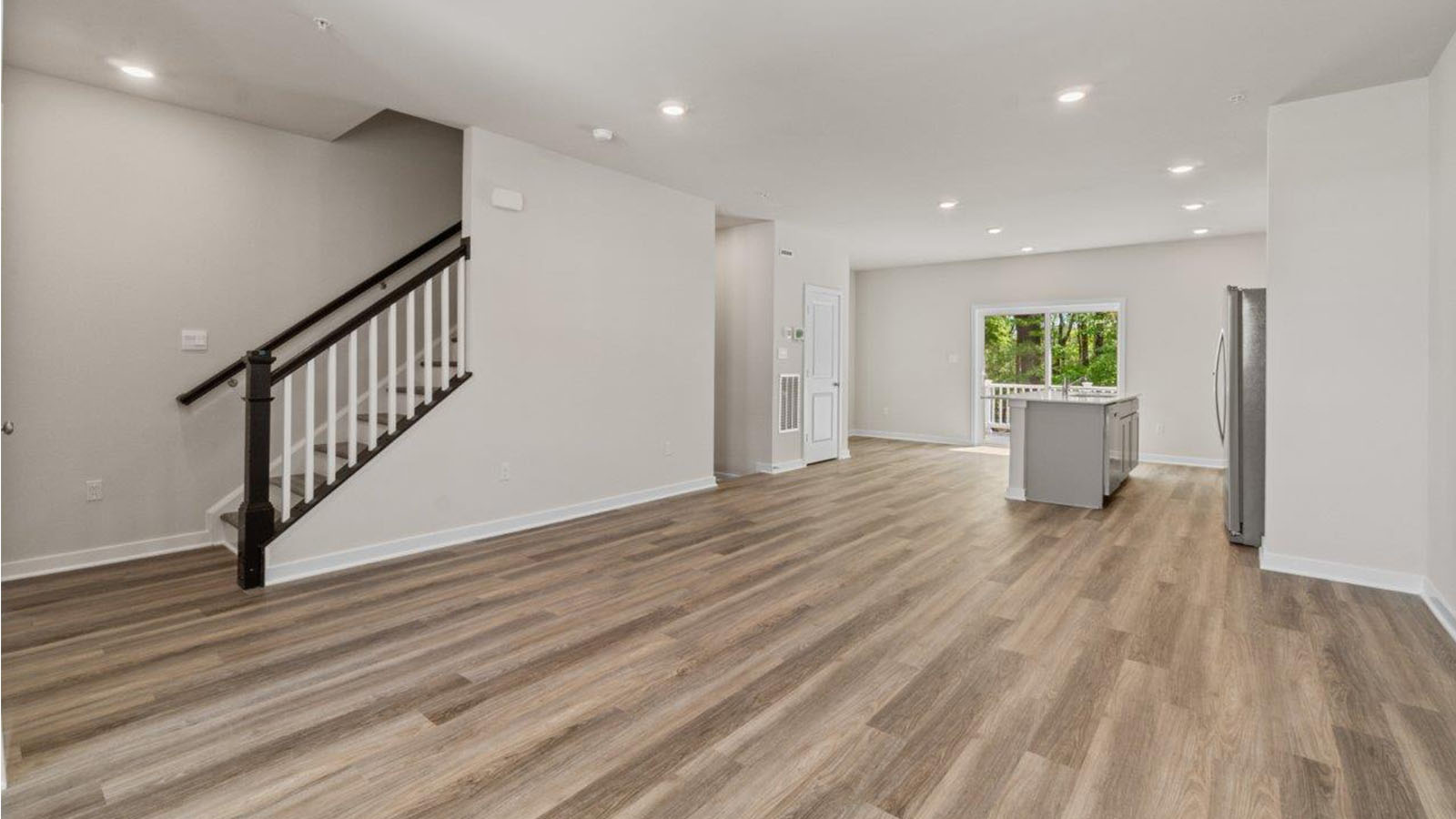 open concept living room