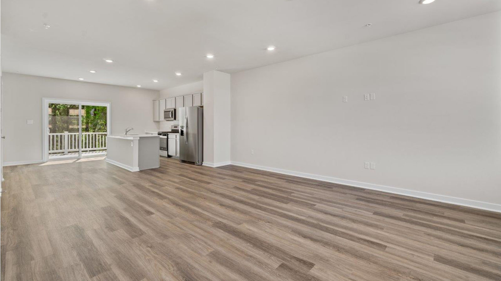 open concept living room