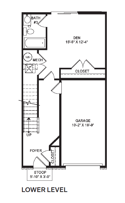 lafayette townhome lower level