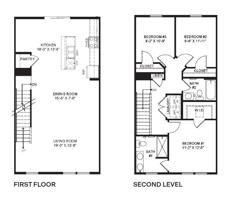 lafayette townhome main and upper level