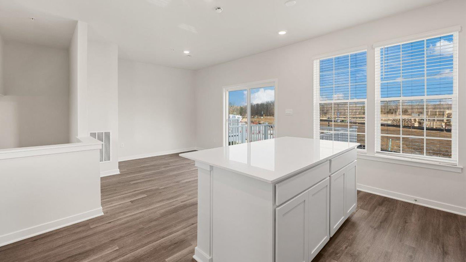 kitchen with island