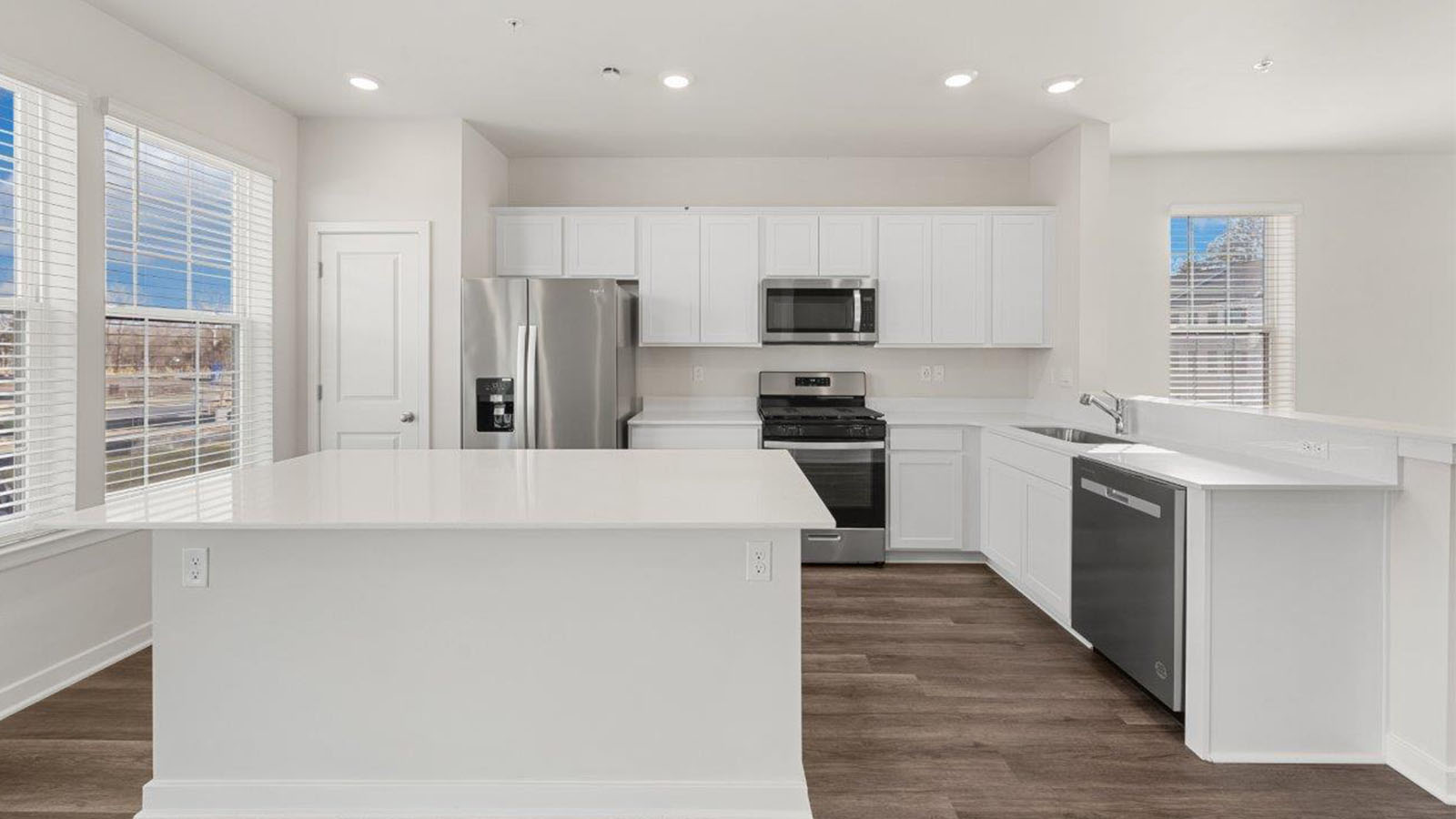 kitchen with island
