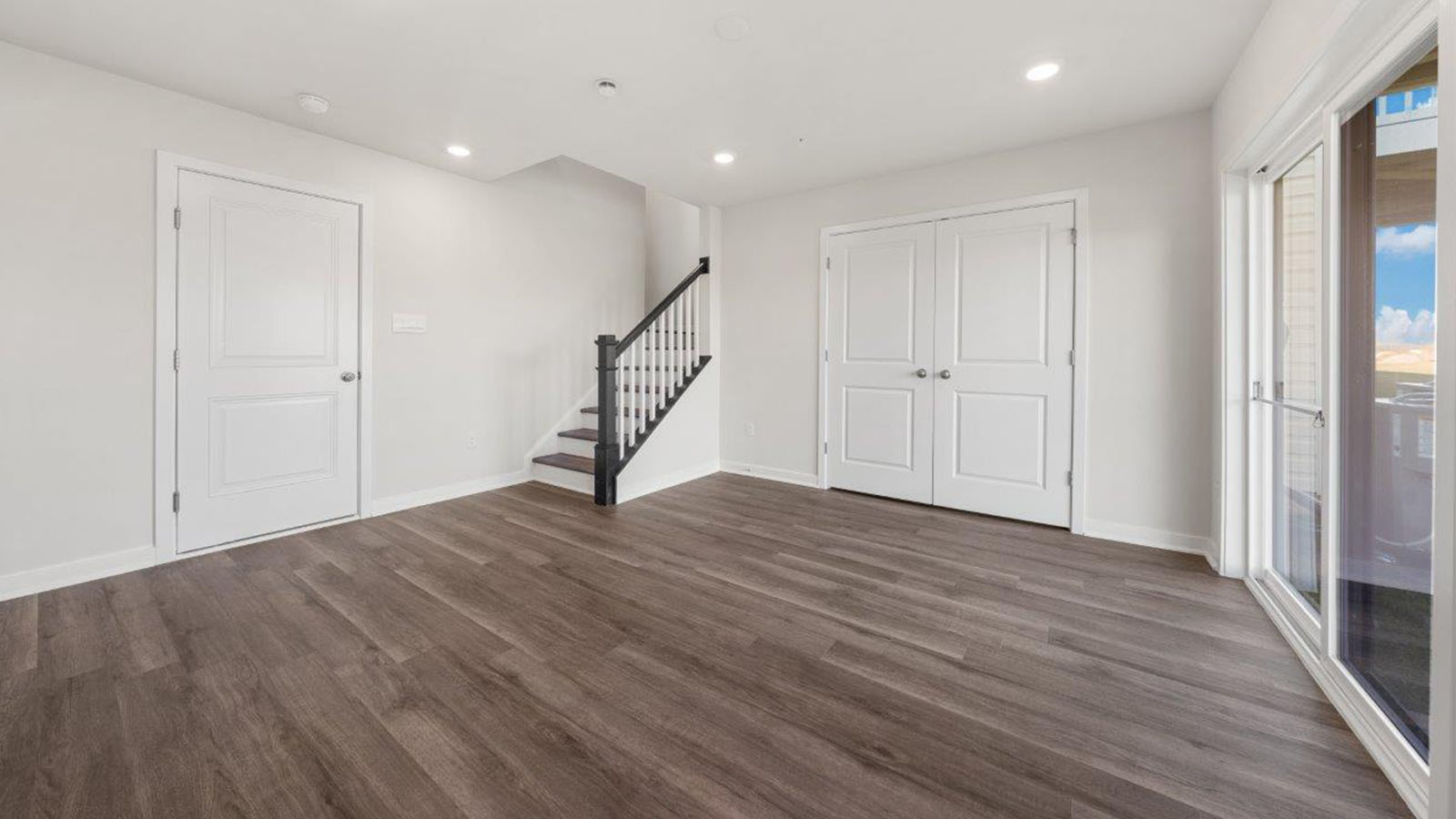 lower level bedroom or den