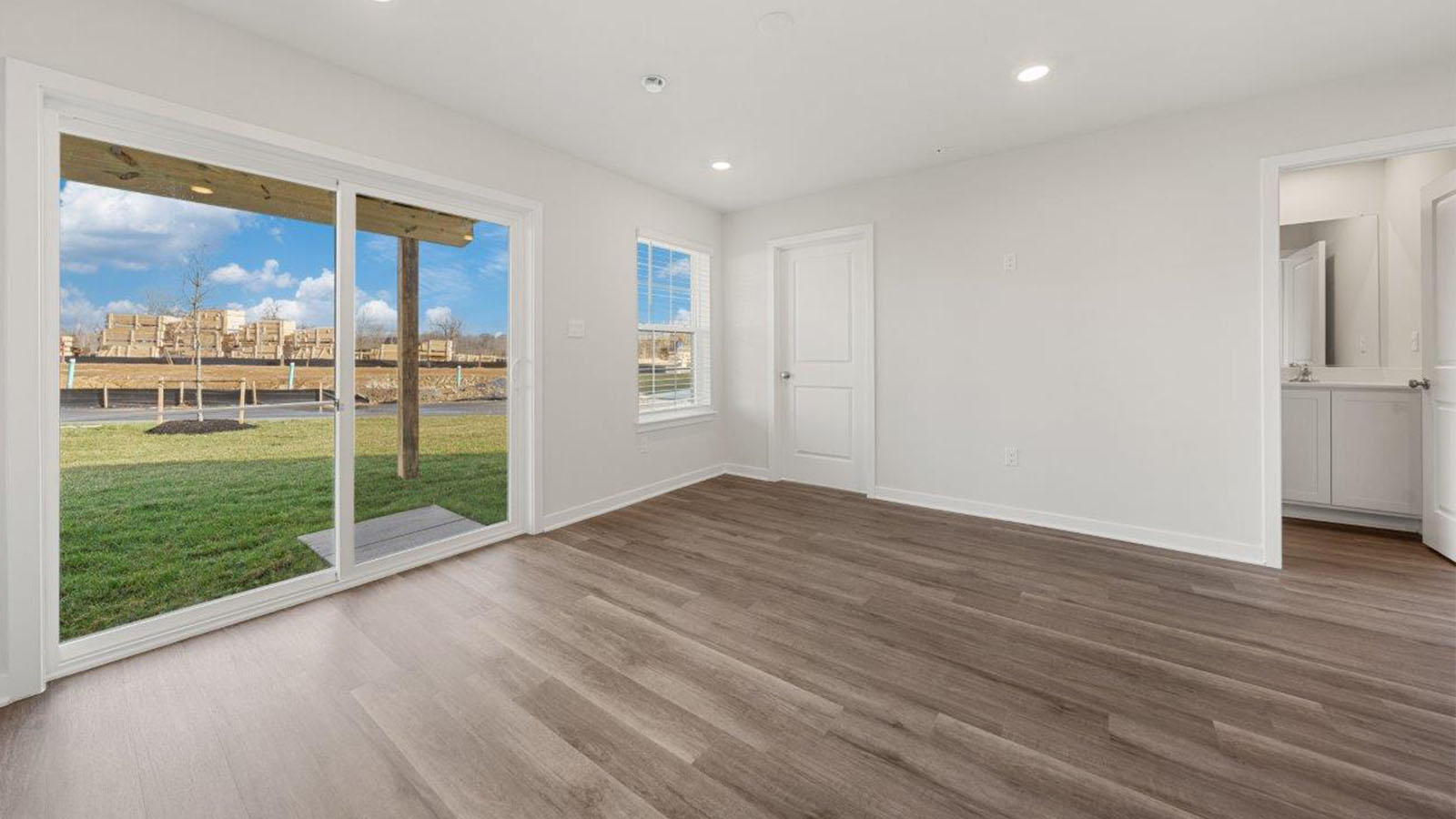 lower level bedroom or den