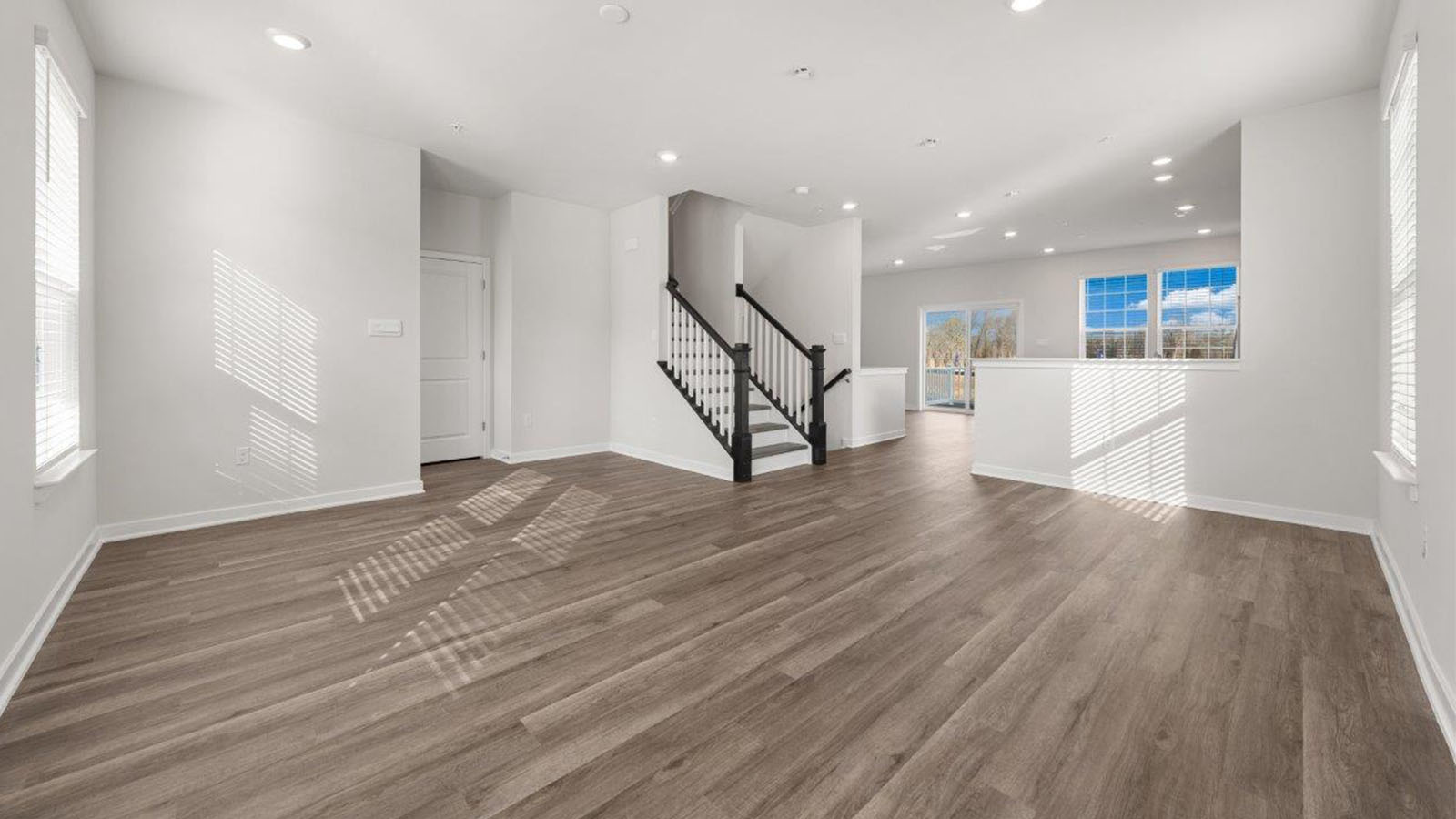 open concept living room