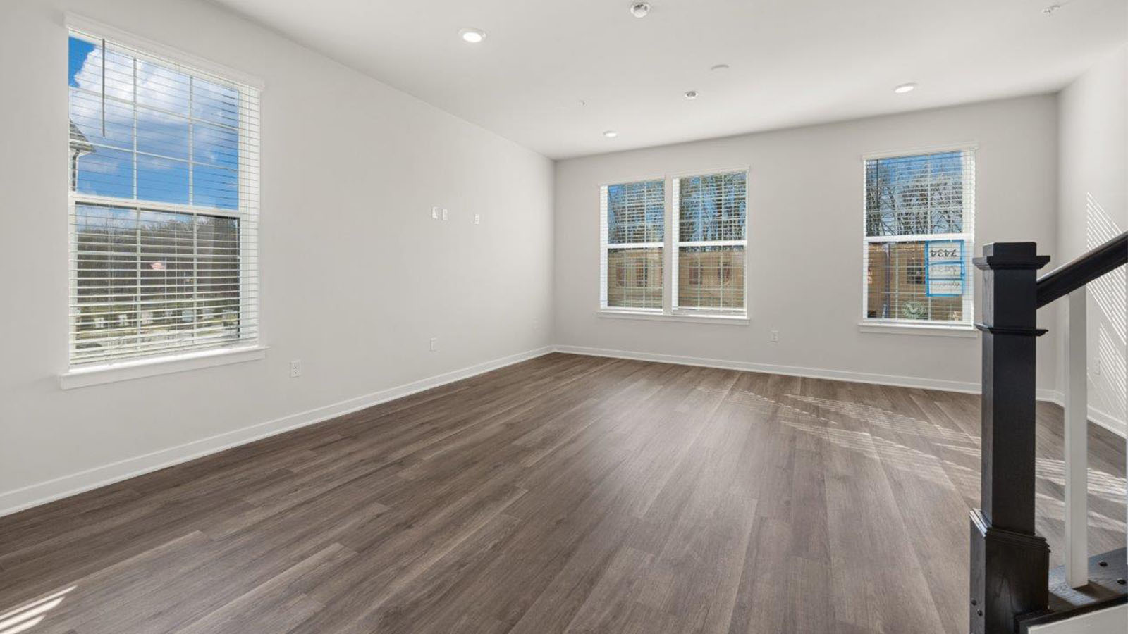 open concept living room