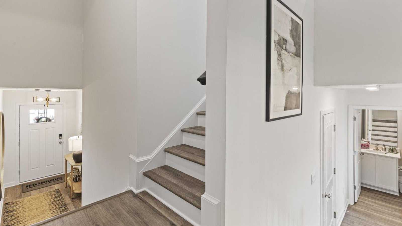 entryway to stairs