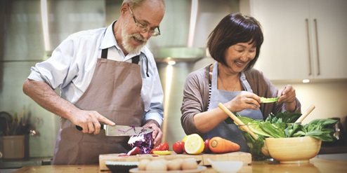 Couple Cooking