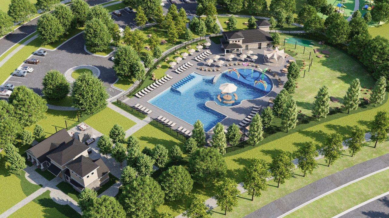 pool rendering