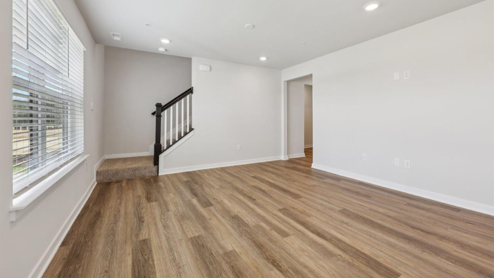 open concept living room