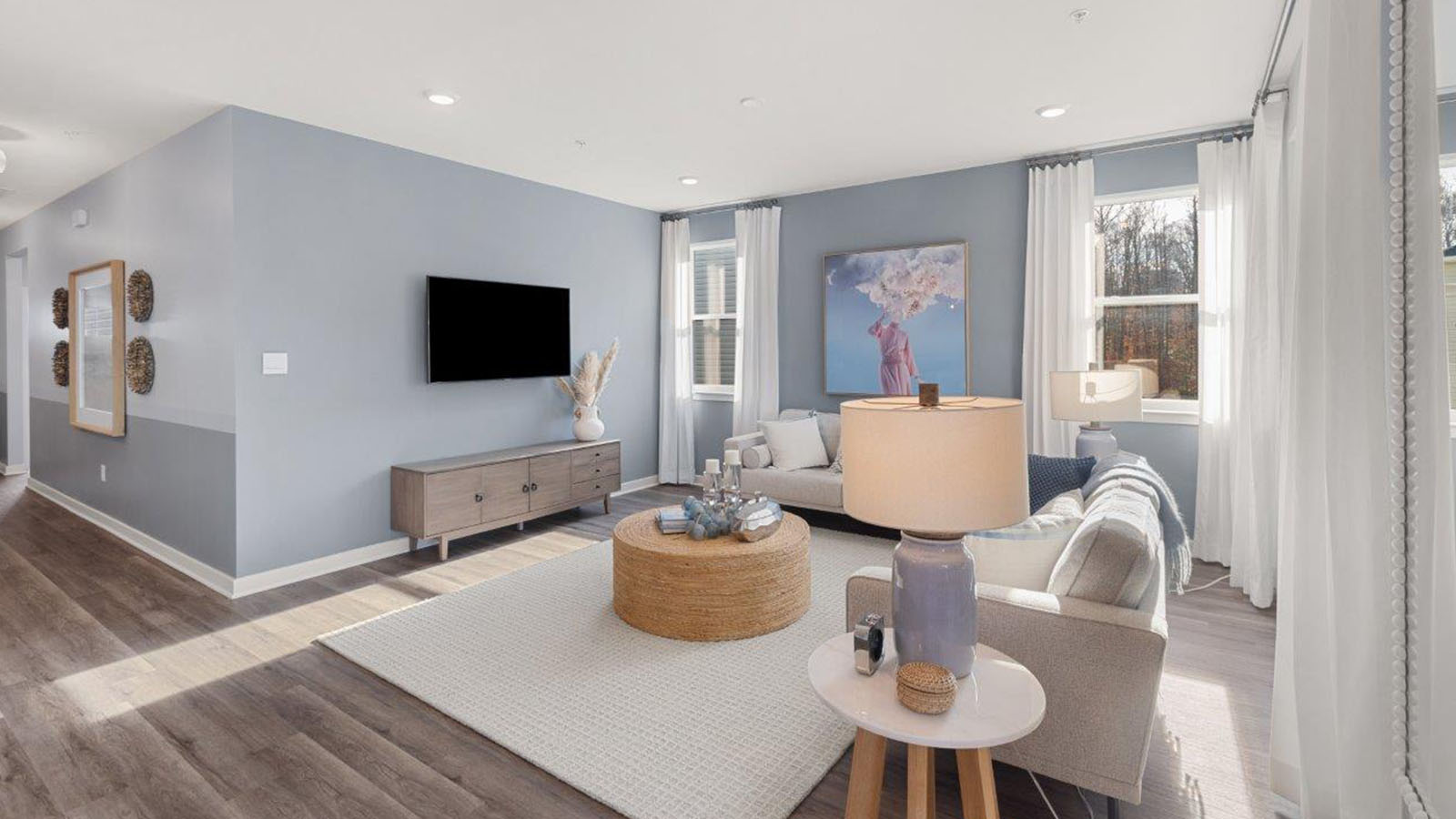 open living room