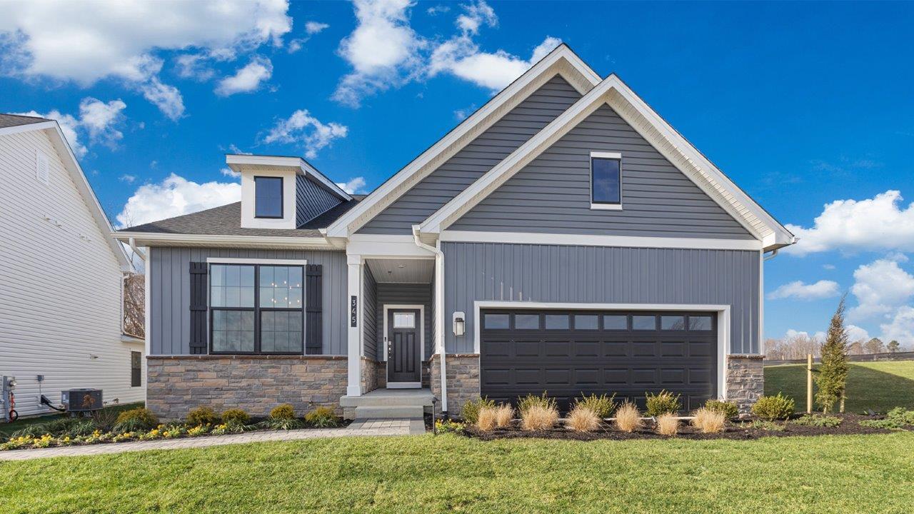 bristol ranch home with two car garage
