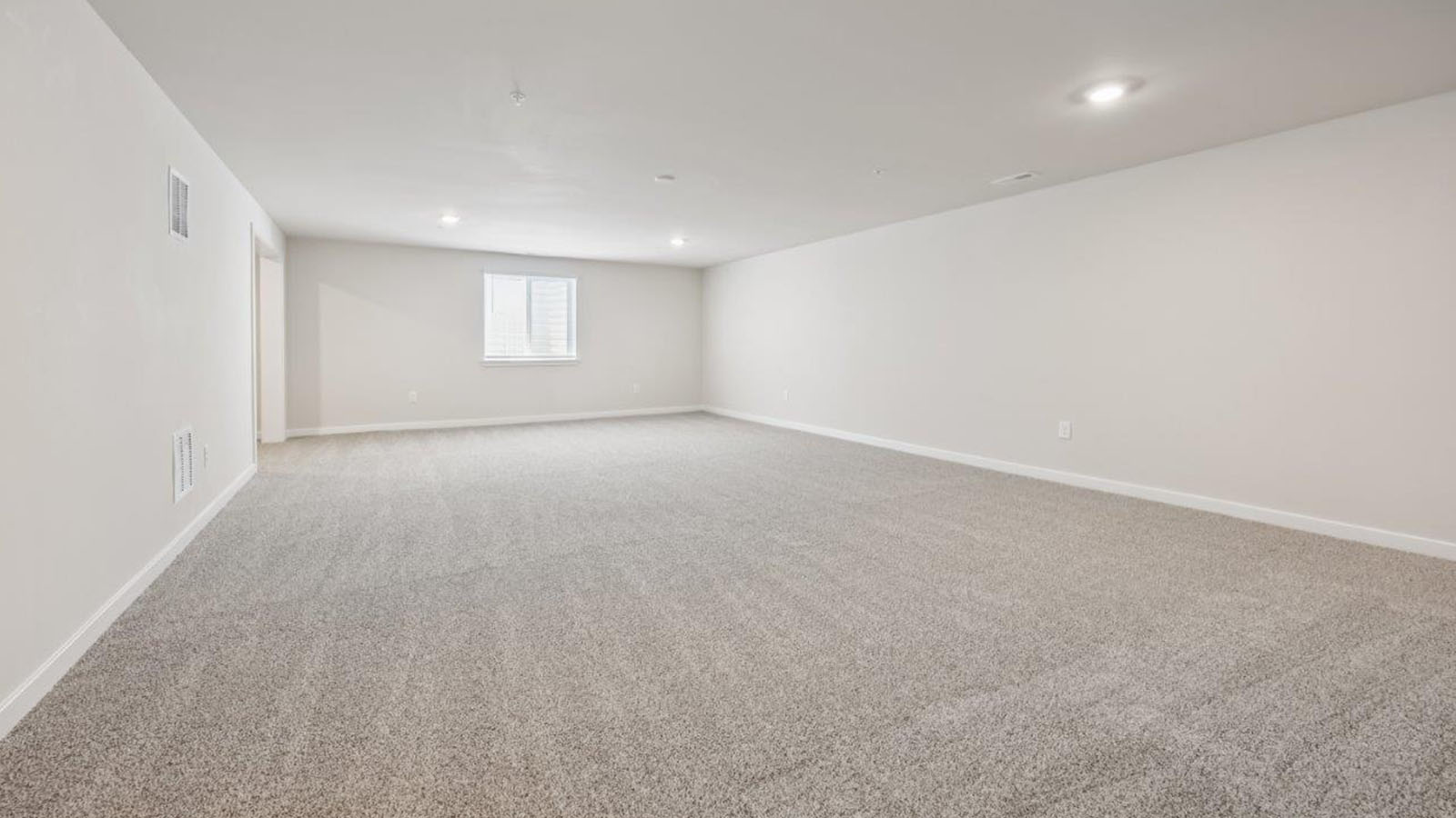 finished rec room