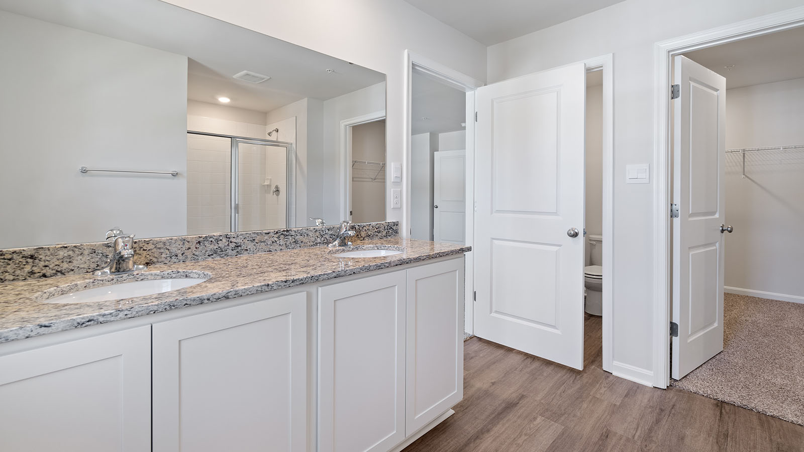 master bathroom two sinks