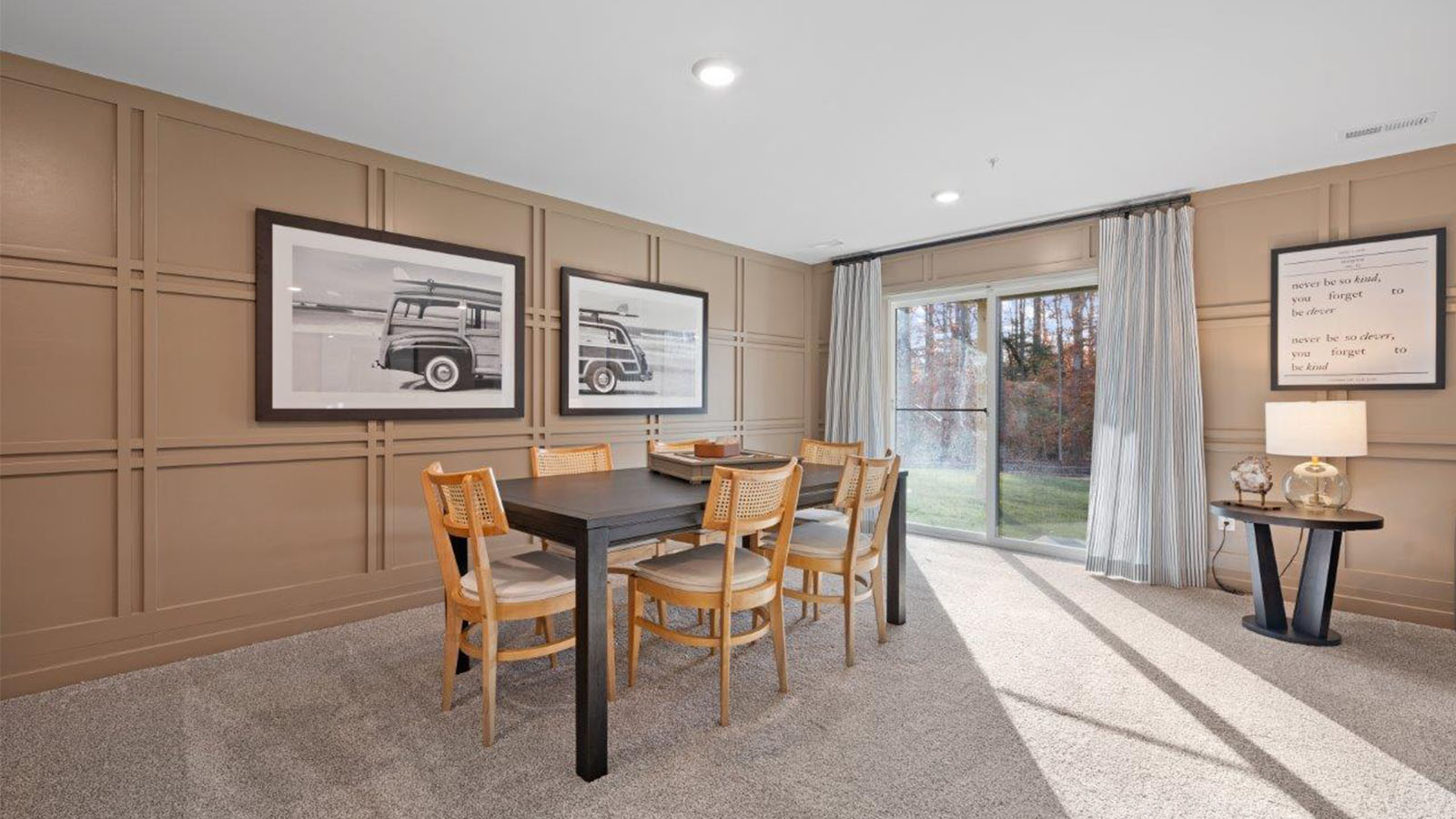 finished basement rec room